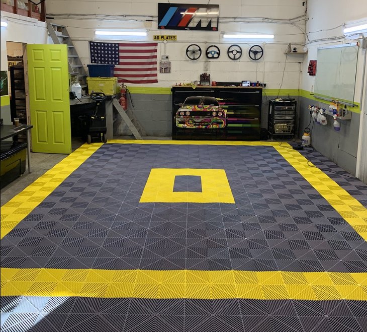 Workshop floor